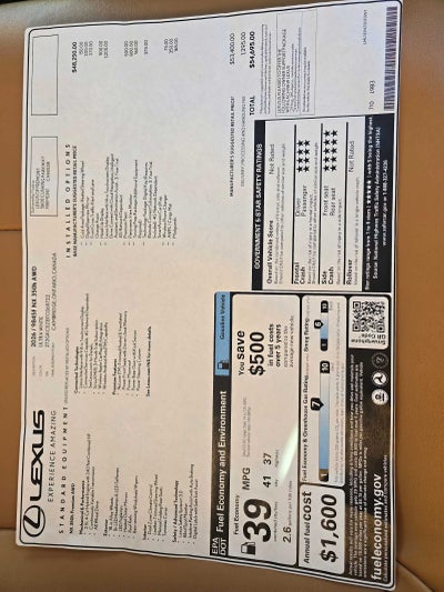 2026 Lexus NX 350h PREMIUM