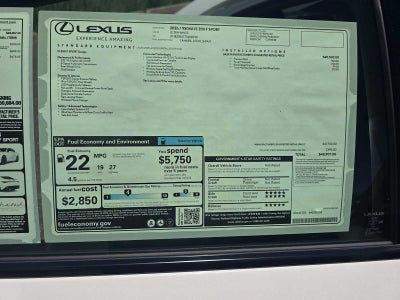 2026 Lexus IS 350 F SPORT DESIGN