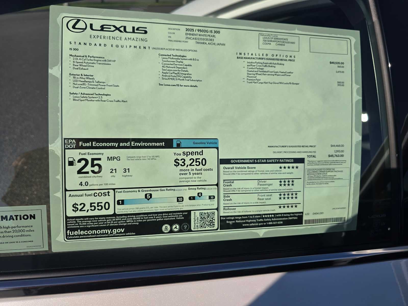 2025 Lexus IS IS 300