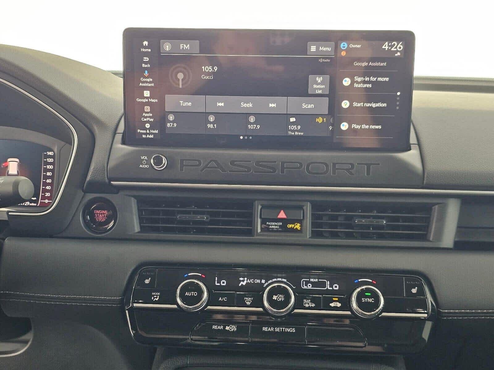 2026 Honda Passport RTL Towing