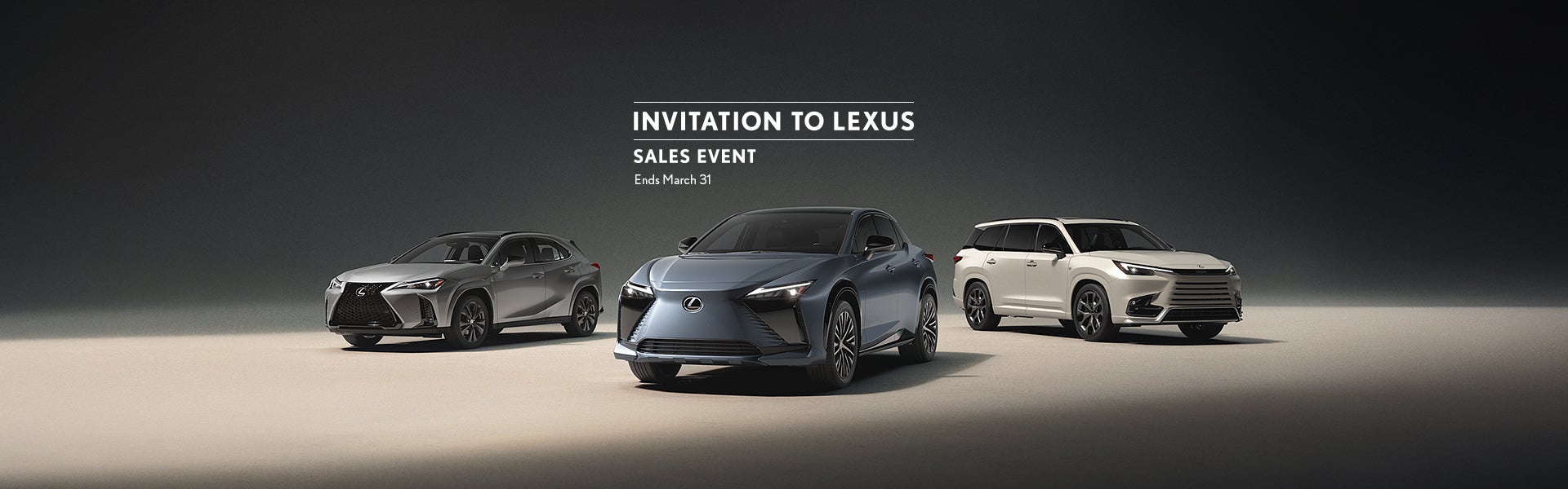 Invitation to Lexus Sales Event