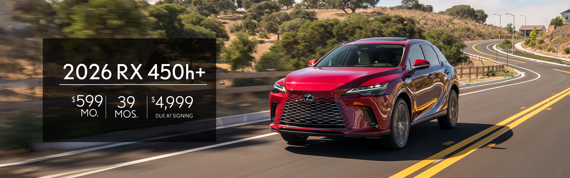 LEASE ON 2026 RX 450h+ PREMIUM AWD