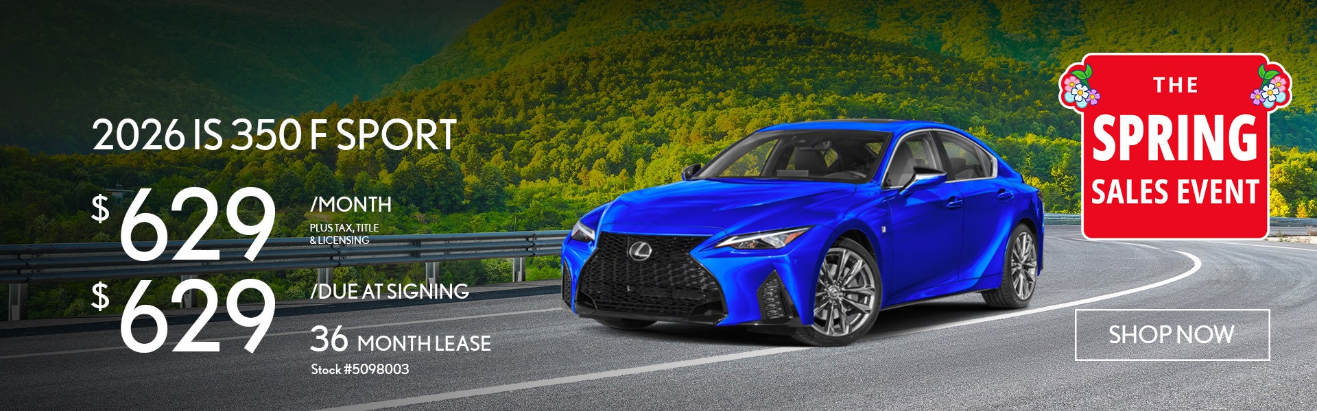 2026 Lexus IS 350 F SPORT DESIGN Lease from $629 per month f